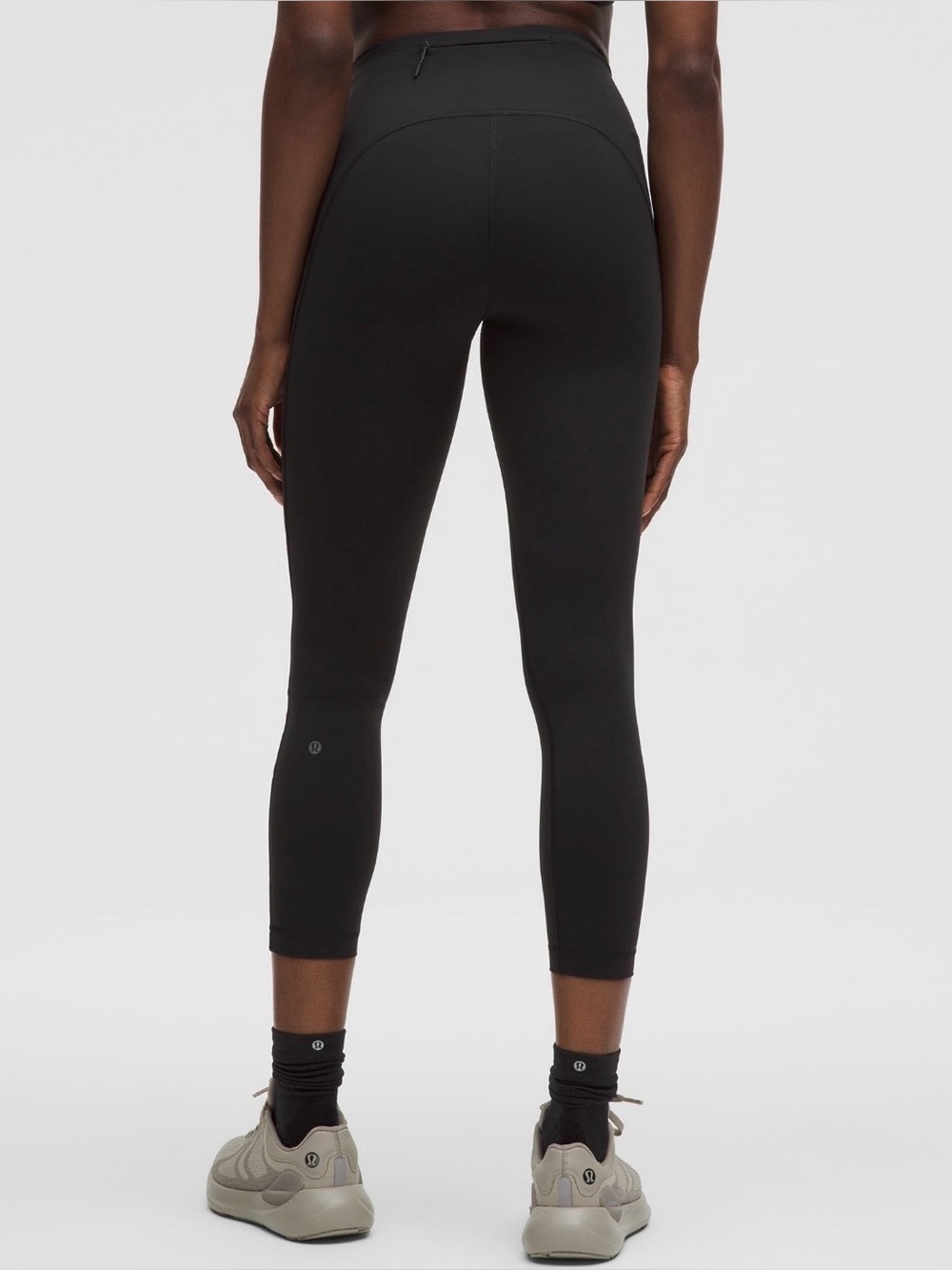 Lululemon Swift Speed Crop Leggings 19" Black Size 4 Pockets Leggings Stretch